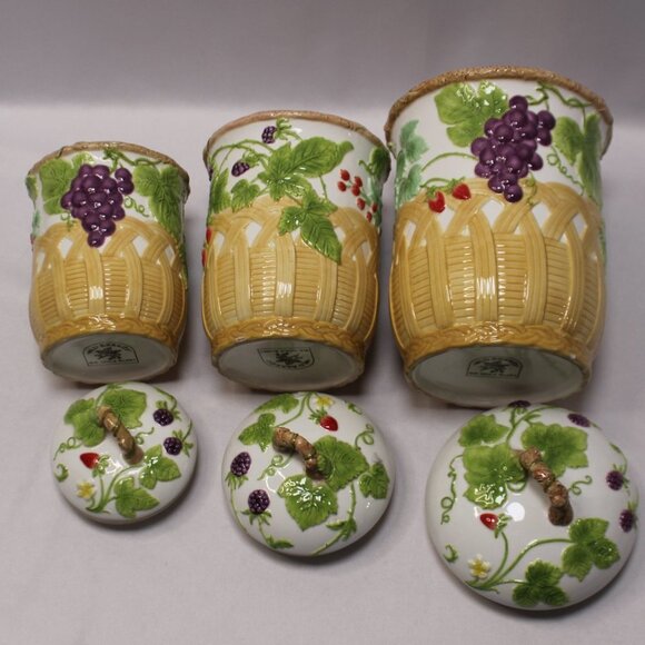 Wild Berries (Multicolor) Canister & Lids  by JAY WILLFRED - Picture 8 of 16